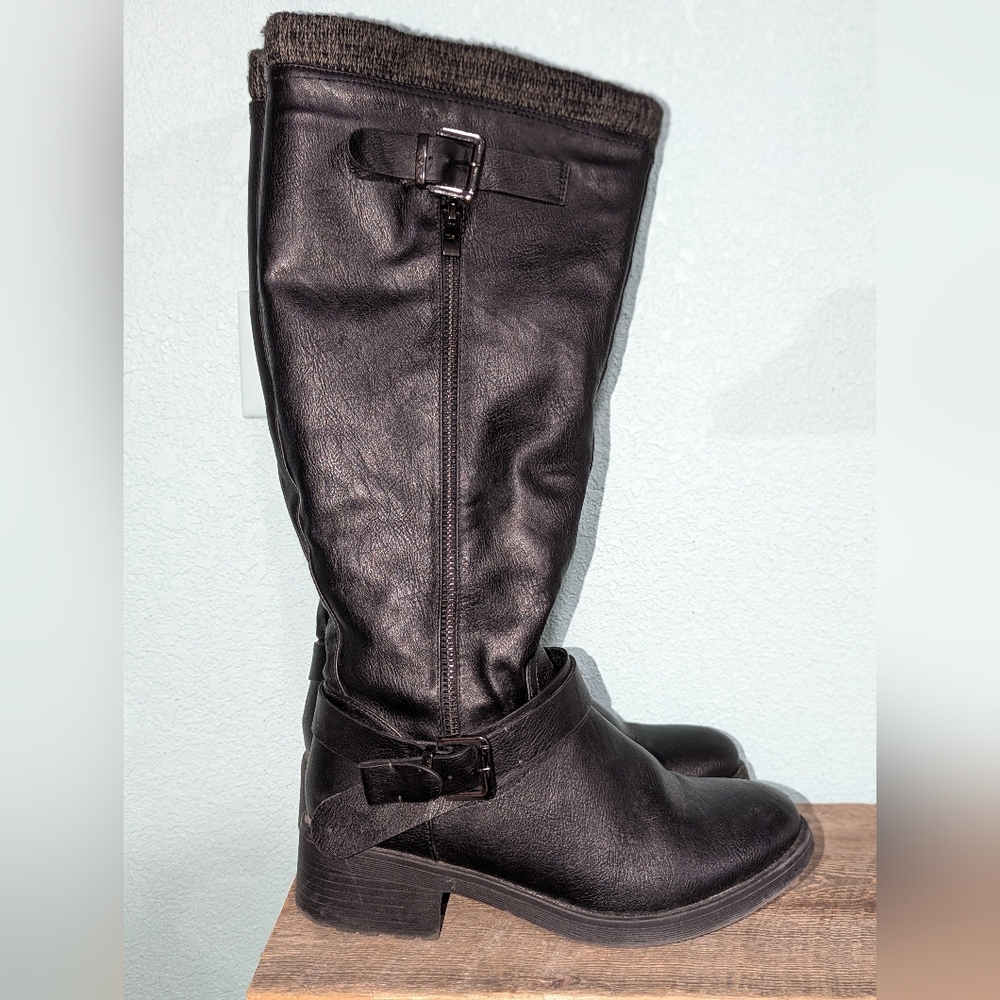 Dream Pairs Black‎ Riding Style Boots